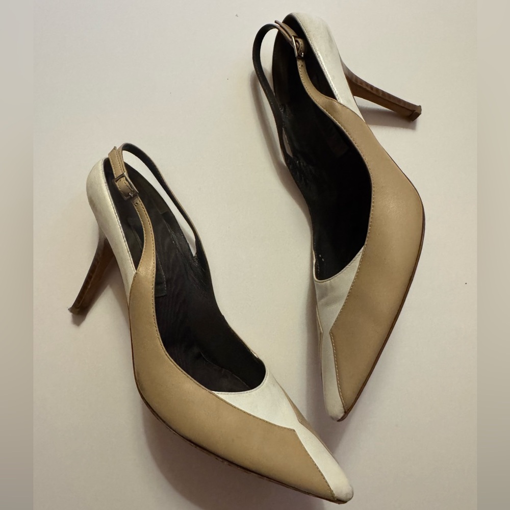 Vintage Alberto Ferreti Sling Back High Heels in Size 7 EUC